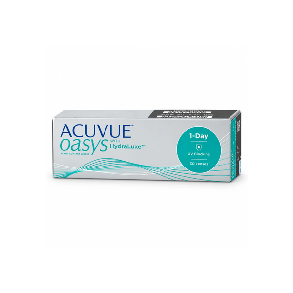Acuvue Oasys 1-Day with Hydraluxe Clear Contact Lenses- Pack of 30