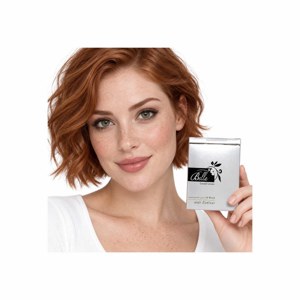Bella Contour Collection - Green Contact Lenses by Bella