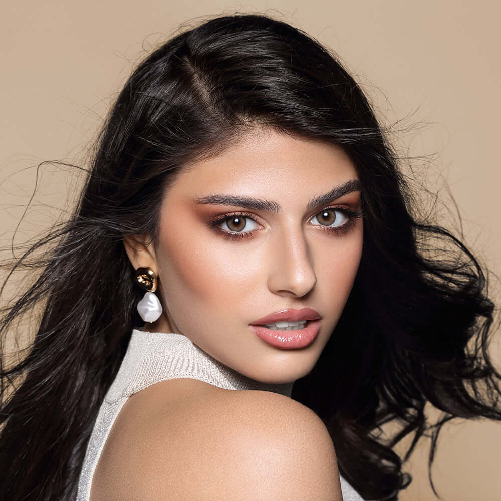 Bella Glow Collection - Agate Brown Contact Lenses by Bella