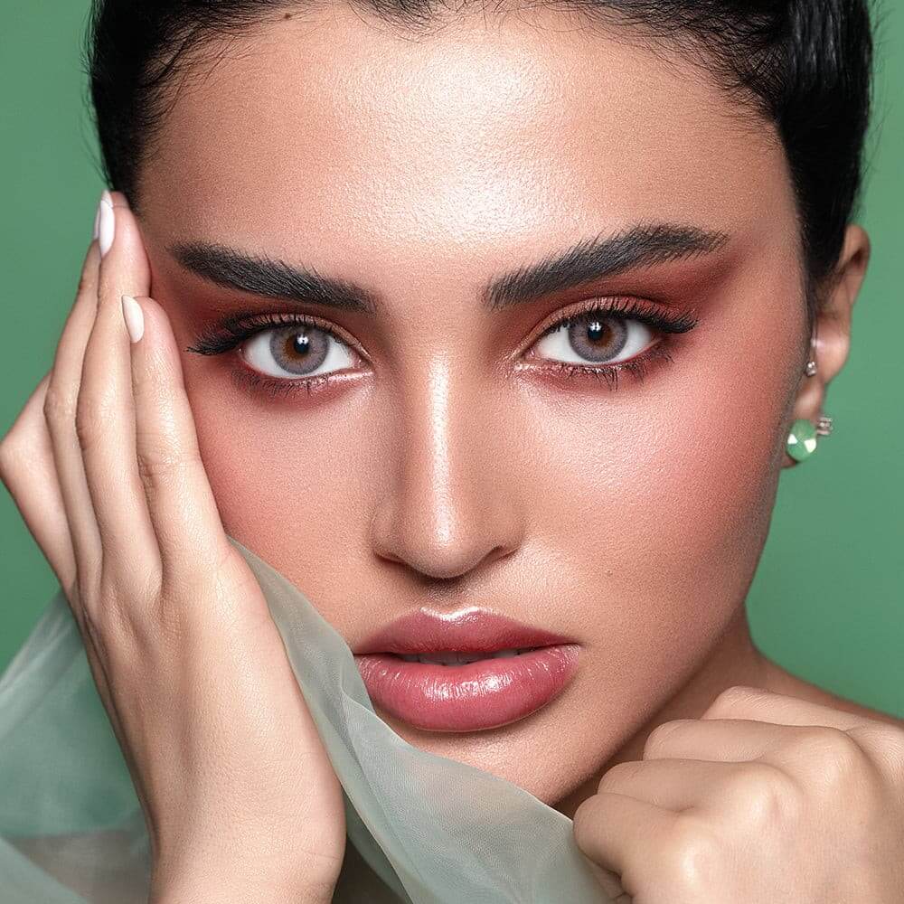 Bella Diamond Collection - Amber Gray Contact Lenses by Bella