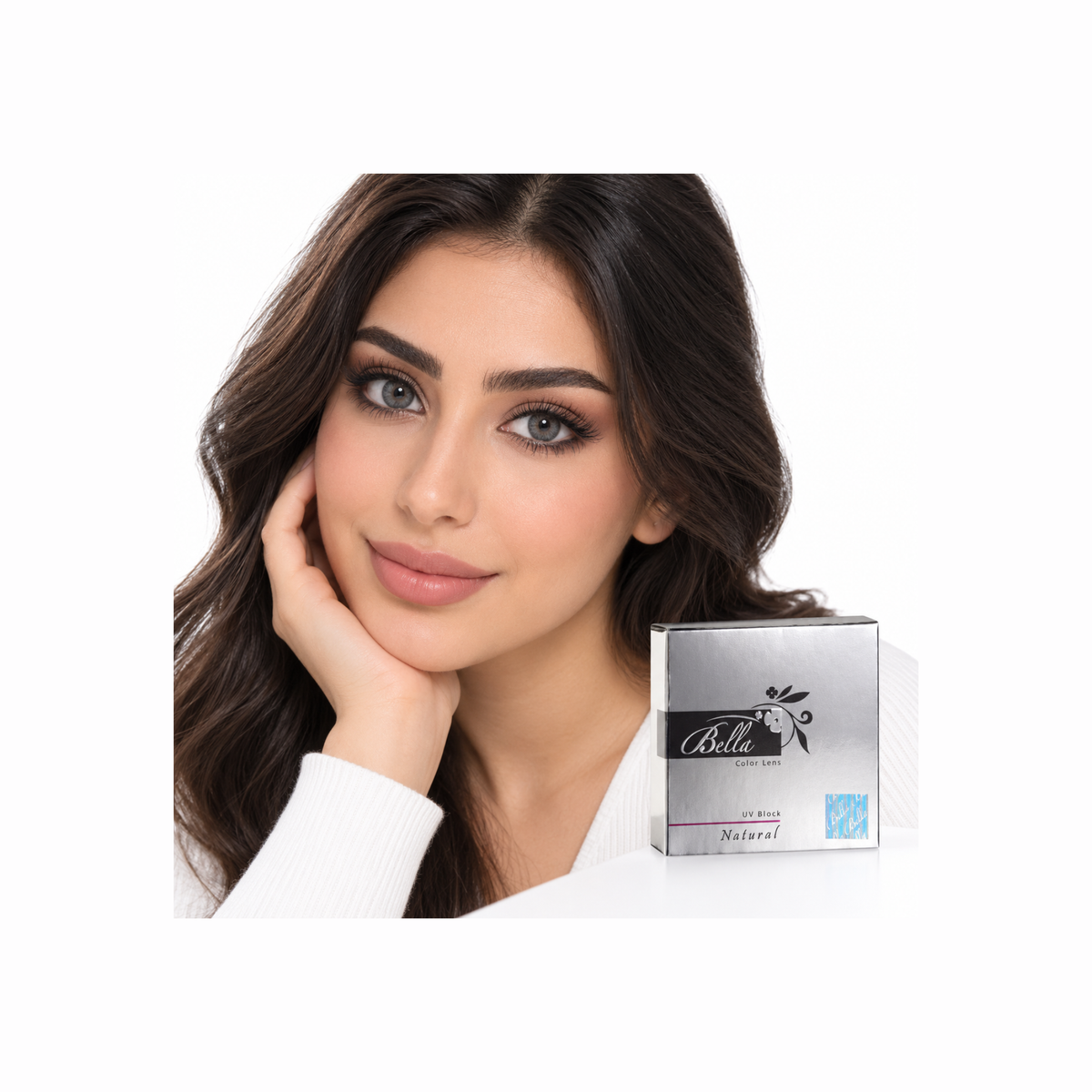 Bella Natural Collection - Cool Gray Contact Lenses by Bella