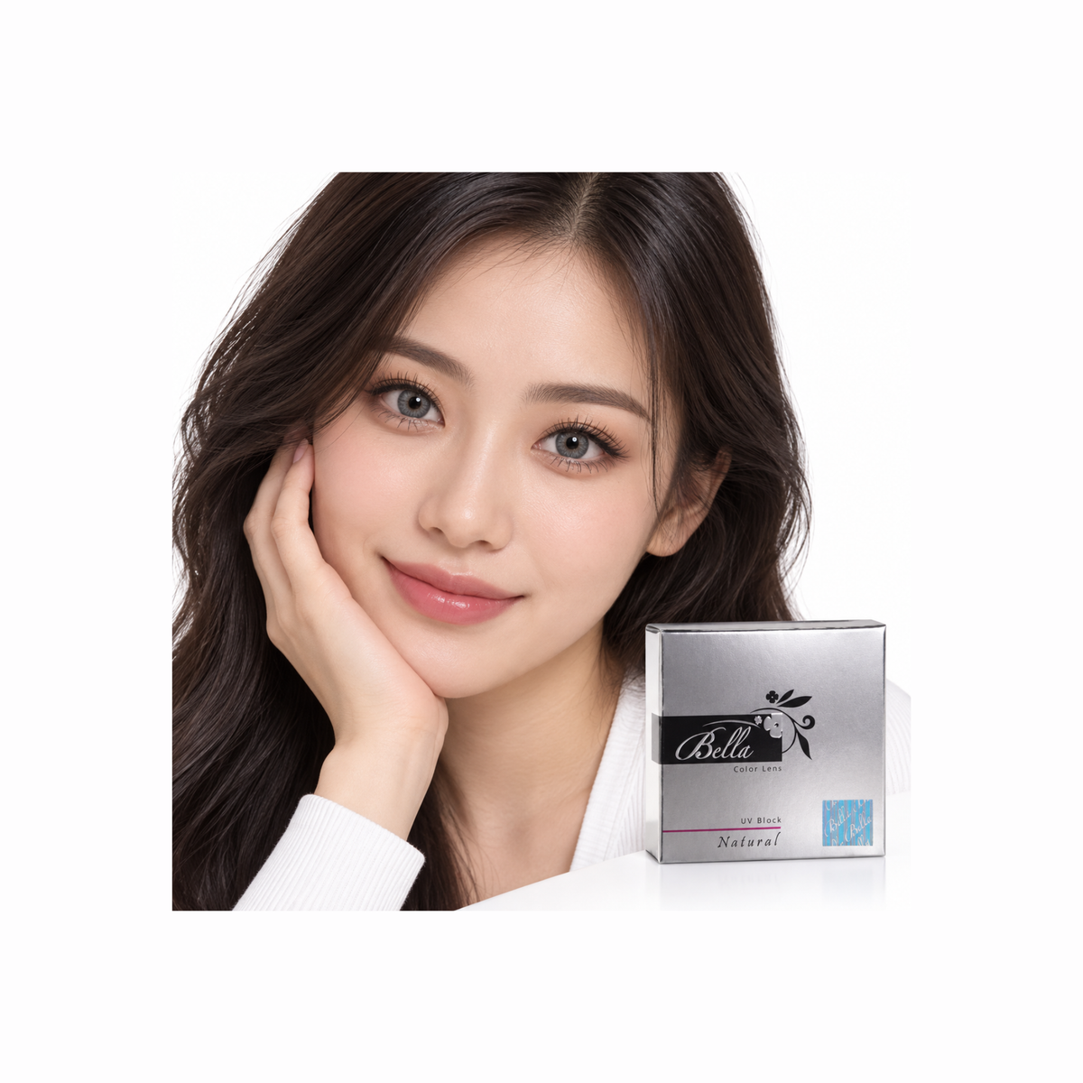 Bella Natural Collection - Cool Gray Contact Lenses by Bella
