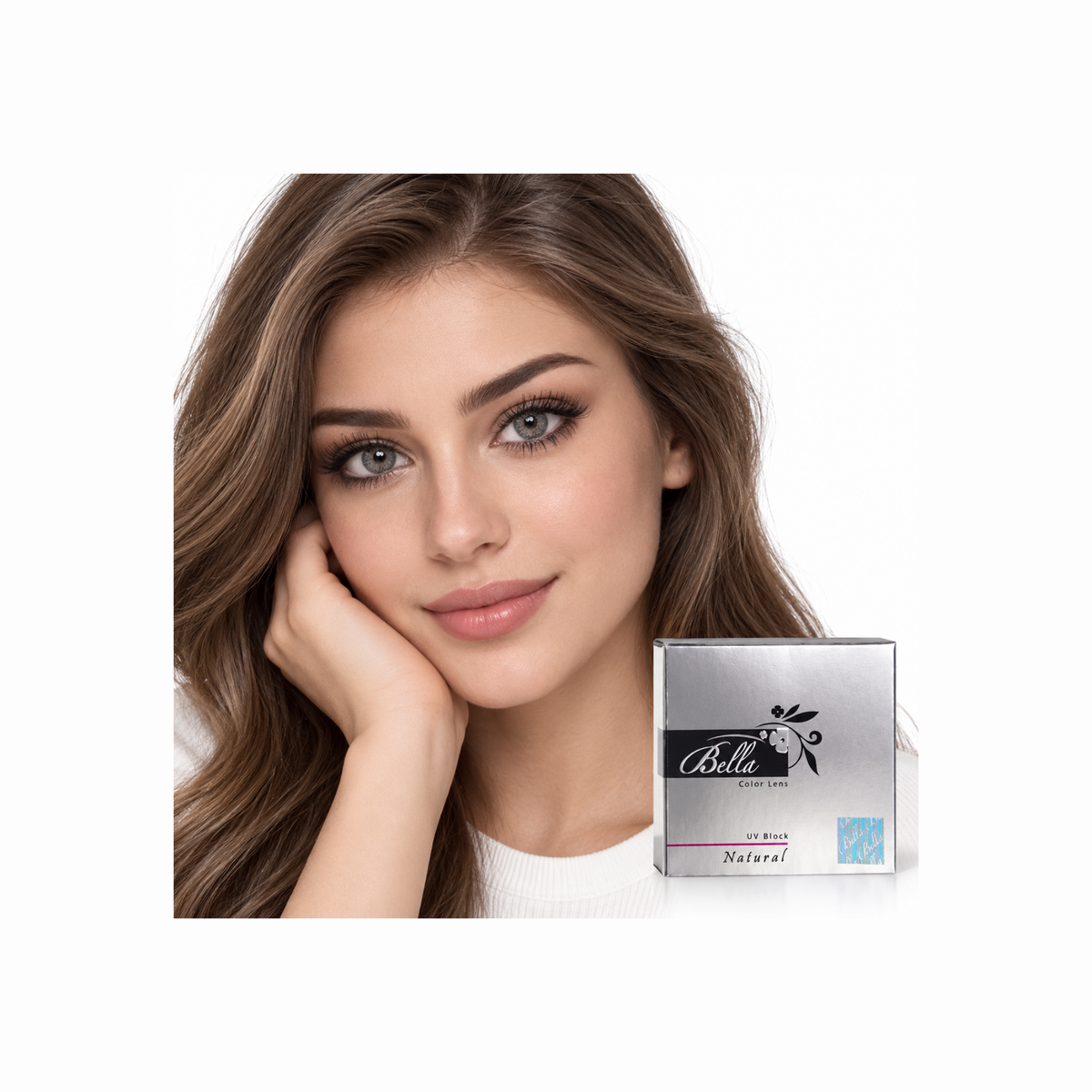 Bella Natural Collection - Cool Gray Contact Lenses by Bella