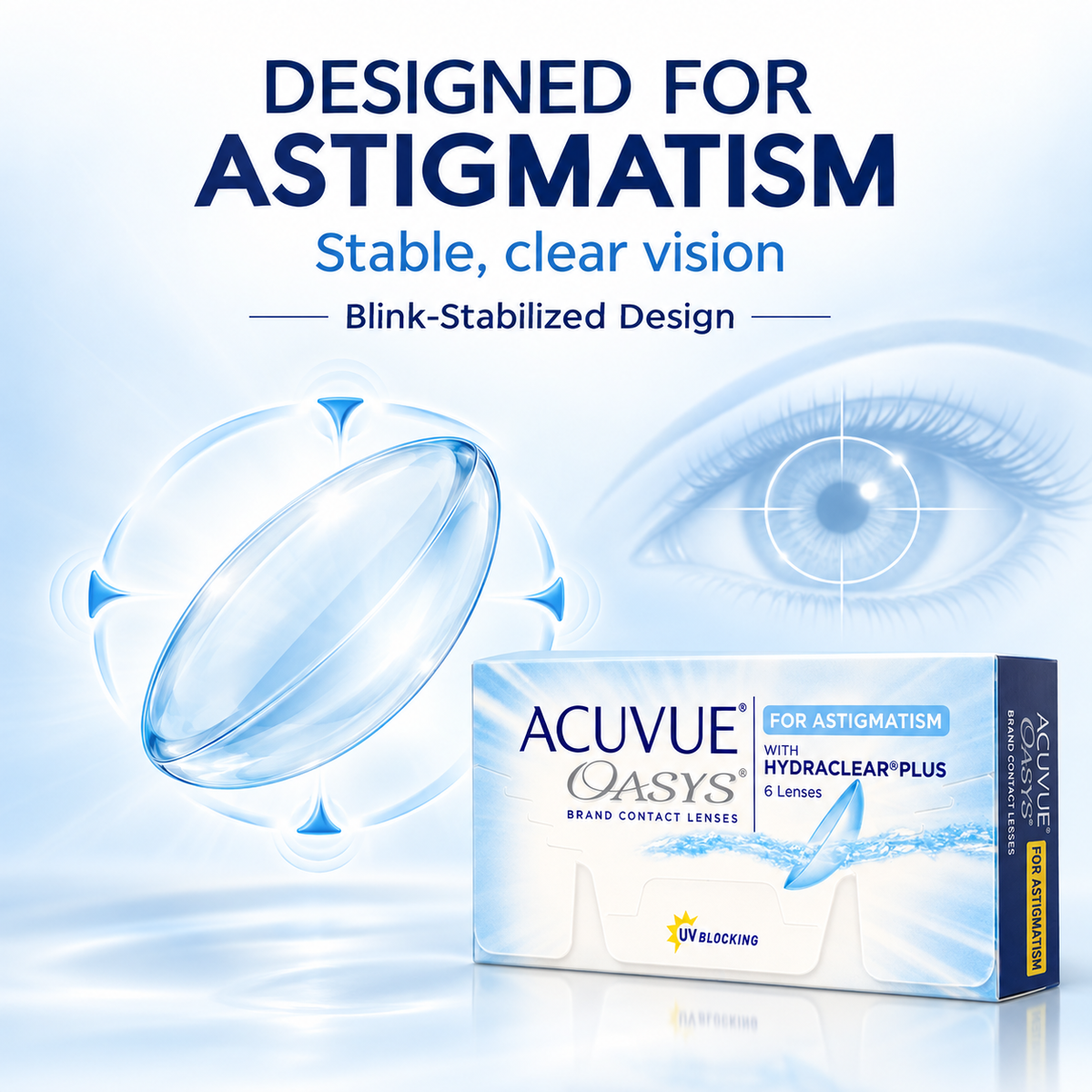 Acuvue Oasys for Astigmatism - Pack of 6