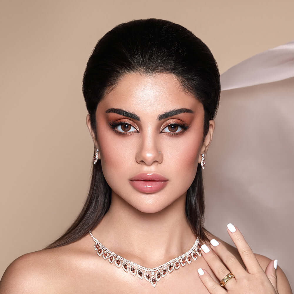 Bella Diamond Collection - Cinnamon Brown Contact Lenses by Bella