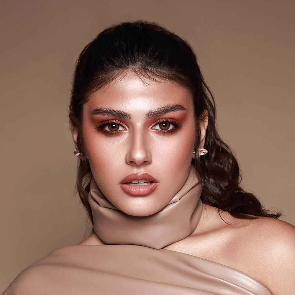 Bella Diamond Collection - Cinnamon Brown Contact Lenses by Bella