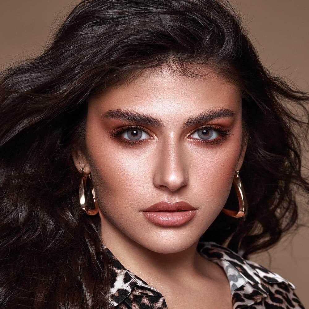Bella Diamond Collection - Gray Beige Contact Lenses by Bella