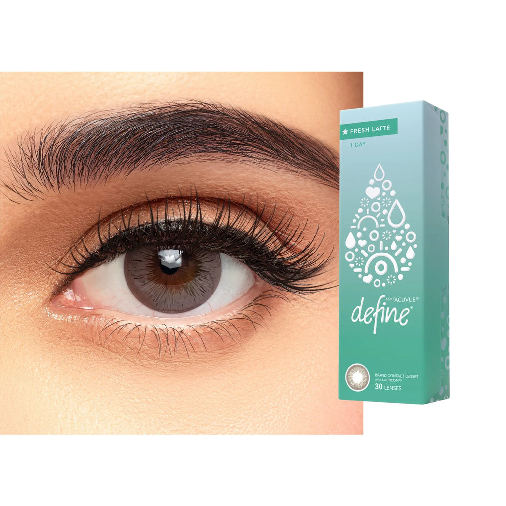 Acuvue 1-Day Define Fresh Color Contact Lenses - Latte- Pack of 30