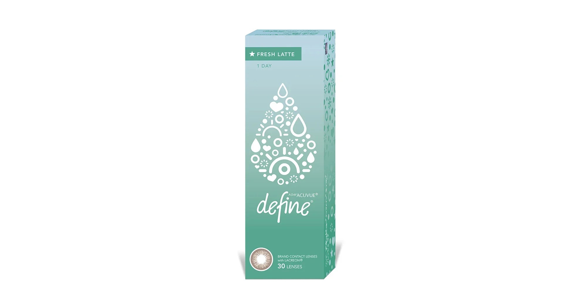 Acuvue 1-Day Define Fresh Color Contact Lenses - Latte- Pack of 30