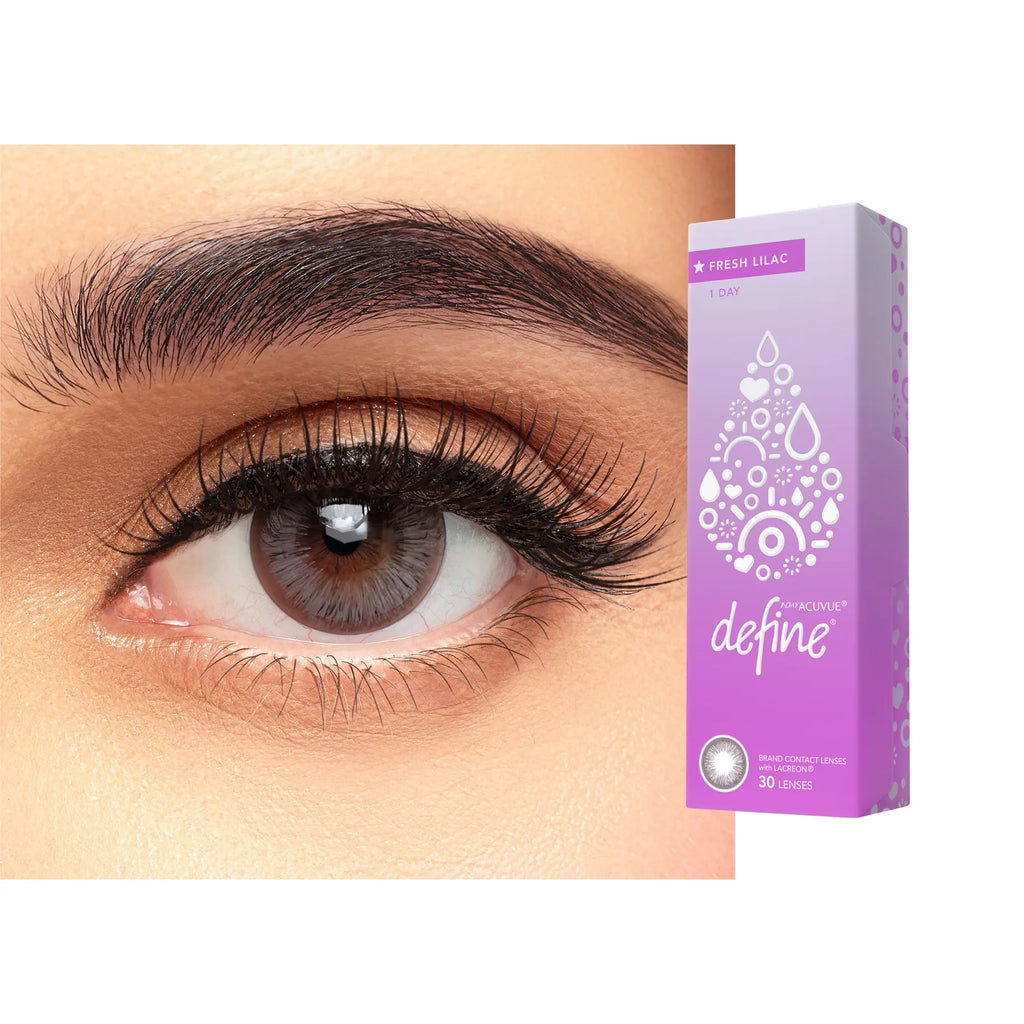 Acuvue 1-Day Define Fresh Color Contact Lenses - Lilac- Pack of 30