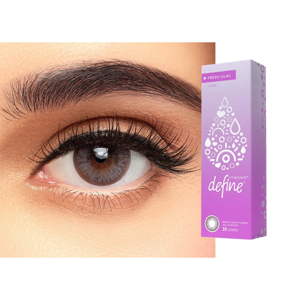 Acuvue 1-Day Define Fresh Color Contact Lenses - Lilac- Pack of 30