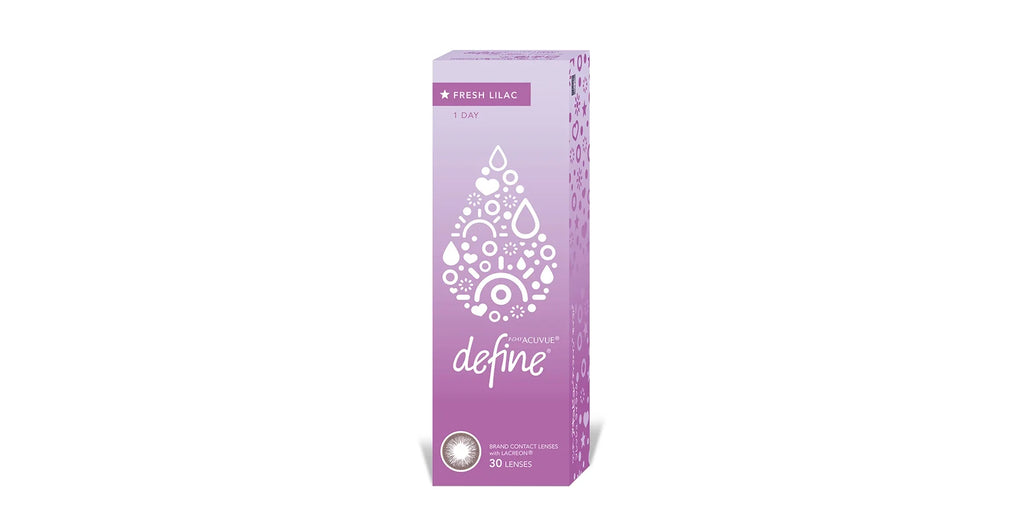 Acuvue 1-Day Define Fresh Color Contact Lenses - Lilac- Pack of 30