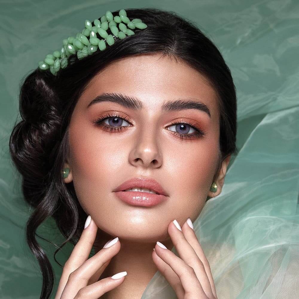 Bella Diamond Collection - Lavender Gray Contact Lenses by Bella