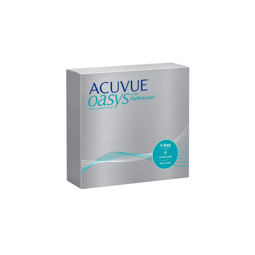 Oasys 1 Day with Hydraluxe Clear Contact Lenses | Pack of 90