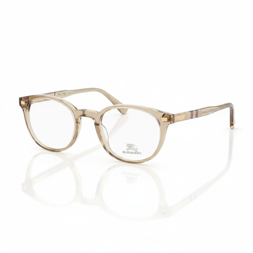 Burberry Heritage Round Eyeglasses Beige