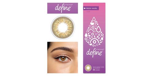 Acuvue 1-Day Define Fresh Color Contact Lenses - Hazel- Pack of 30