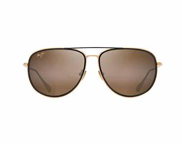 Maui Jim Fair Winds H554-16M Polarized Aviator Sunglasses | HCL Bronze