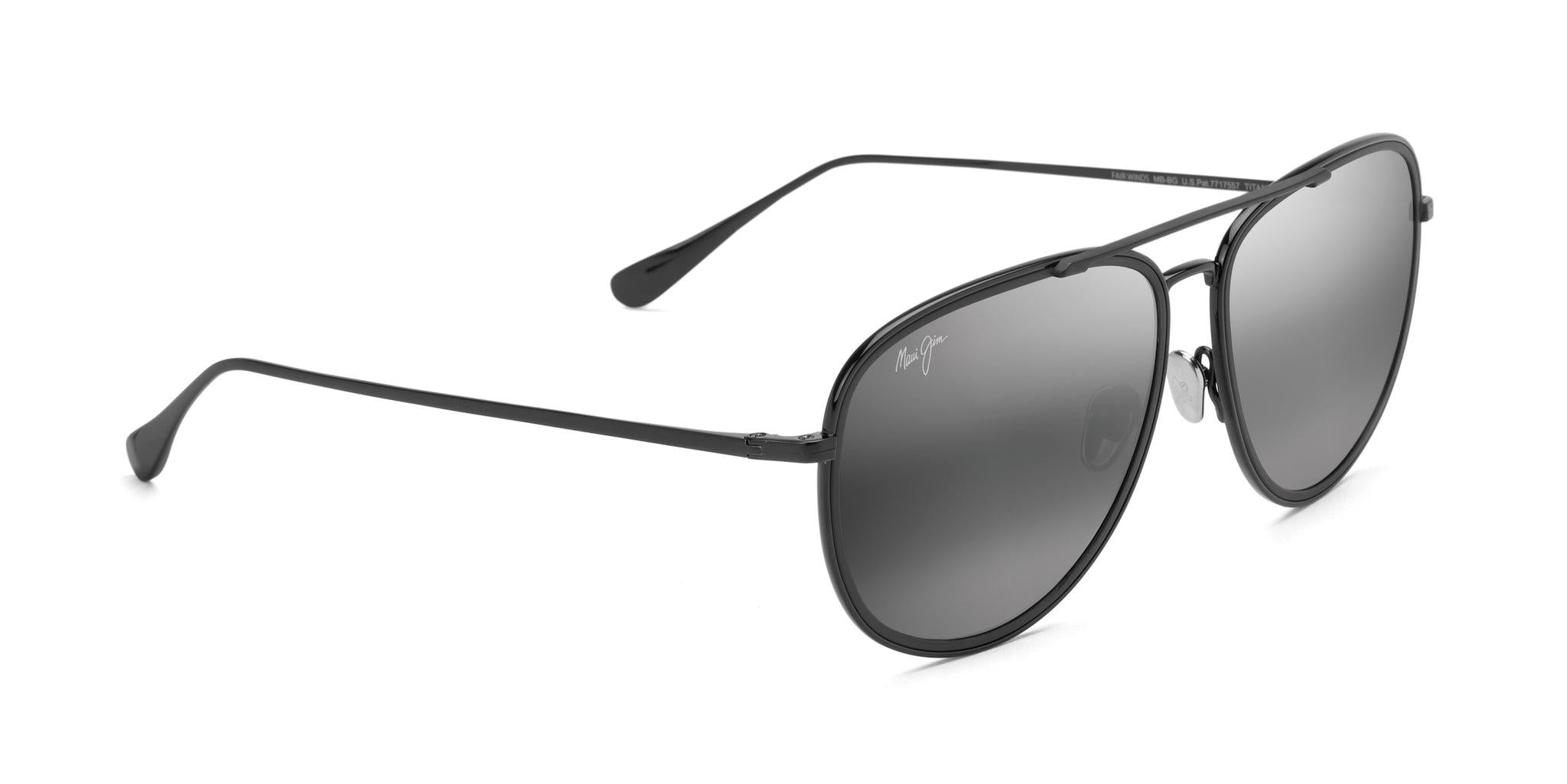Maui Jim Fair Winds H554-16M Polarized Aviator Sunglasses | HCL Bronze