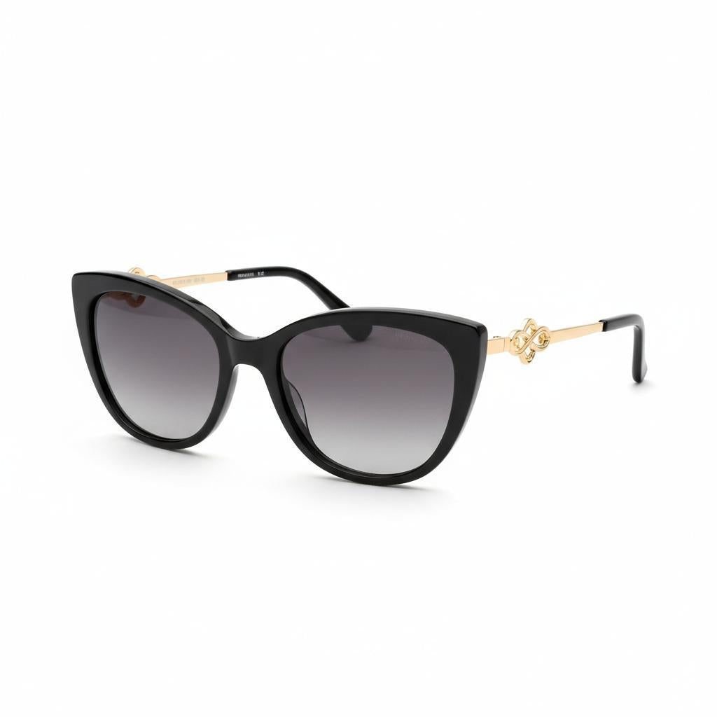 Prada Milano Cat Eye Sunglasses Black Gold