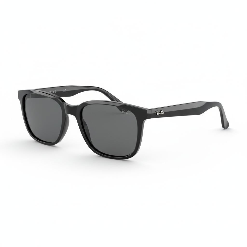 RayBan RB4391D Square Sunglasses Black Grey