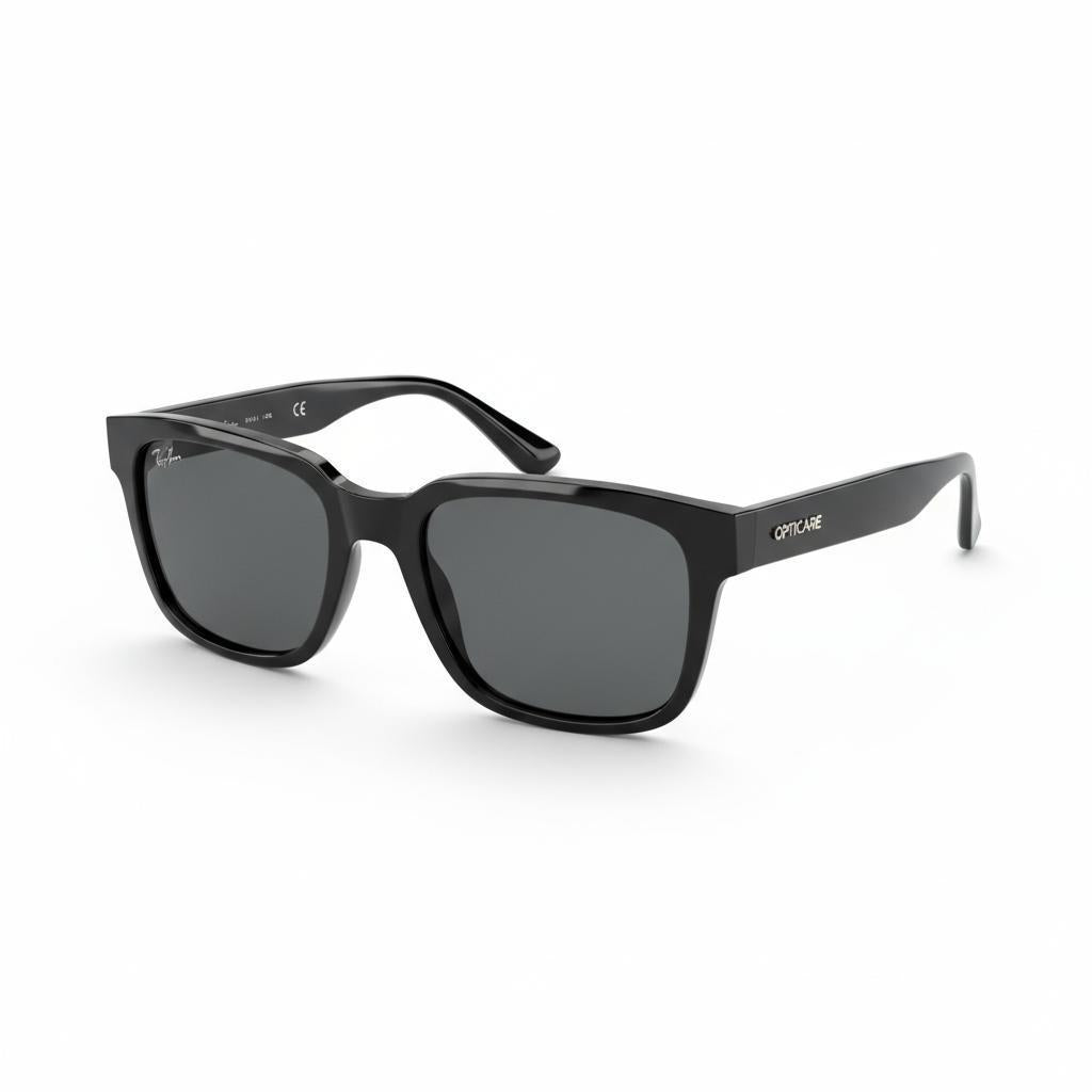 RayBan RB4391D Square Sunglasses Black Grey